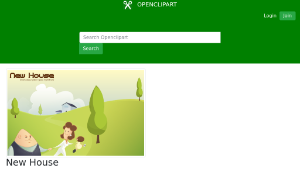 openclipart圖庫：New House縮圖