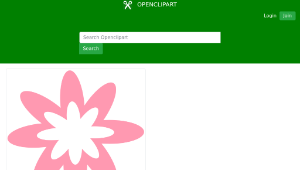 openclipart圖庫：Pink Burst Flower-資源代表圖
