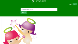 openclipart圖庫：Cute Angel縮圖
