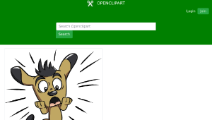 openclipart圖庫：Surprised Puppy-資源代表圖