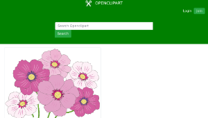 openclipart圖庫：Pink And White Flowers縮圖