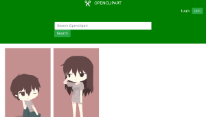 openclipart圖庫：INTP Boy & Girl-資源代表圖