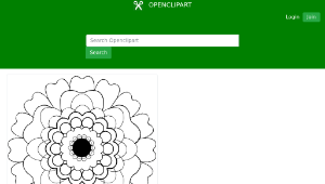 openclipart圖庫：Flower Stack Attack Templates縮圖
