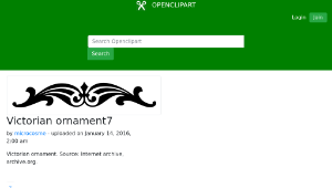 openclipart圖庫：Victorian ornament7-資源代表圖