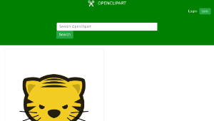 openclipart圖庫：Dou Shou Qi Tiger-資源代表圖