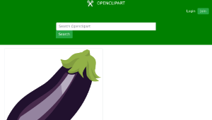 openclipart圖庫：Aubergine-資源代表圖