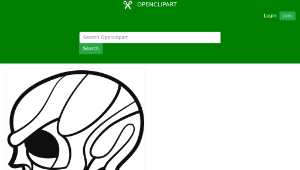 openclipart圖庫：Skull-資源代表圖
