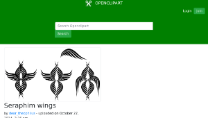 openclipart圖庫：Seraphim wings-資源代表圖