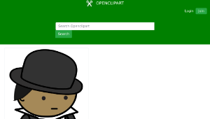 openclipart圖庫：Dapper Gentleman縮圖