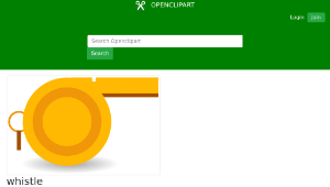 openclipart圖庫：whistle-資源代表圖