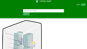 openclipart圖庫：Alternative Virtual Machine Host-資源代表圖