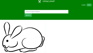 openclipart圖庫：rabbit-資源代表圖