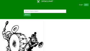 openclipart圖庫：Boy Dog Music