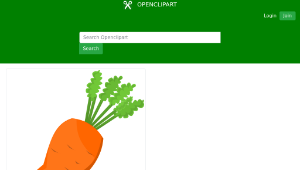 openclipart圖庫：Carrot縮圖