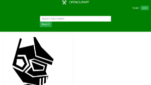 openclipart圖庫：Robot riding a bike縮圖