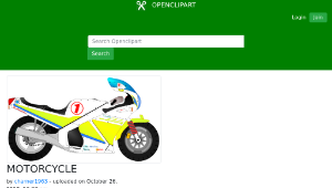 openclipart圖庫：MOTORCYCLE-資源代表圖