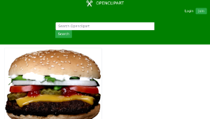 openclipart圖庫：Burger-資源代表圖