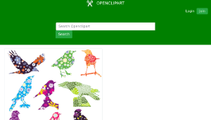 openclipart圖庫：Floral Birds-資源代表圖