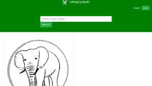 openclipart圖庫：Elephant-資源代表圖