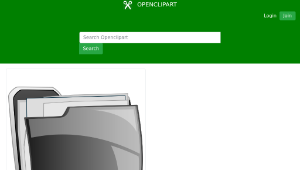 openclipart圖庫：home folder-資源代表圖