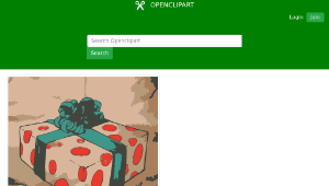 openclipart圖庫：Colored Christmas Present-資源代表圖