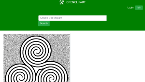 openclipart圖庫：Spiral Labyrinth-資源代表圖