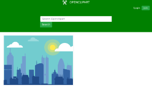 openclipart圖庫：Skyline 縮圖