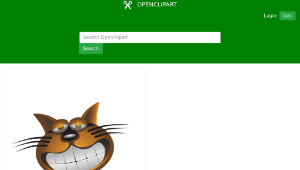 openclipart圖庫：Smiling Cat-資源代表圖