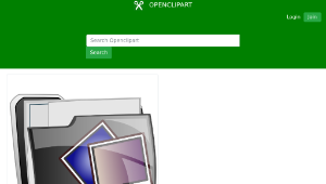 openclipart圖庫：Picture folder-資源代表圖