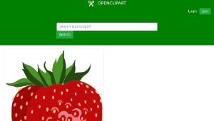 openclipart圖庫：Shiny Strawberry縮圖