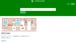 openclipart圖庫：Kitchen縮圖