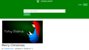 openclipart圖庫：Merry Christmas
