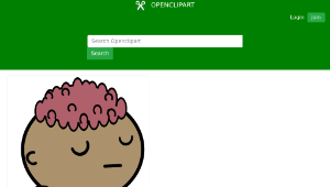 openclipart圖庫：A person縮圖