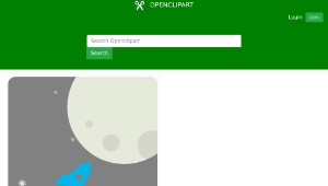 openclipart圖庫：Fly me to the moon-資源代表圖