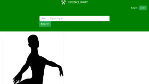 openclipart圖庫：Ballerina 3-資源代表圖