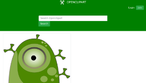 openclipart圖庫：Alien縮圖