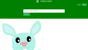 openclipart圖庫：Blue Bunny-資源代表圖