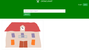 openclipart圖庫：Crooked school 1-資源代表圖