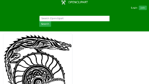 openclipart圖庫：Children Of Hurin Dragon Helm-資源代表圖