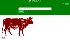 openclipart圖庫：Bull-資源代表圖