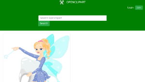 openclipart圖庫：Tooth Fairy縮圖