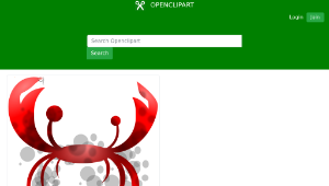 openclipart圖庫：Evil Crab縮圖