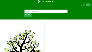 openclipart圖庫：A simple tree #7-資源代表圖