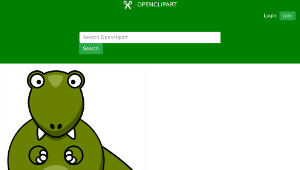 openclipart圖庫：Tyrannosaurus-資源代表圖