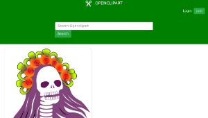 openclipart圖庫：Calavera-資源代表圖