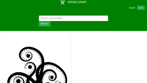 openclipart圖庫：BW Abstract Octopus縮圖