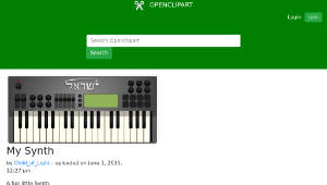 openclipart圖庫：My Synth縮圖