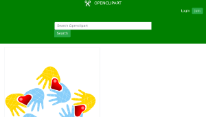openclipart圖庫：Hands and hearts - #request-資源代表圖