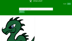 openclipart圖庫：Baby Dragon Concept-資源代表圖