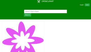 openclipart圖庫：Purple Burst Flower-資源代表圖